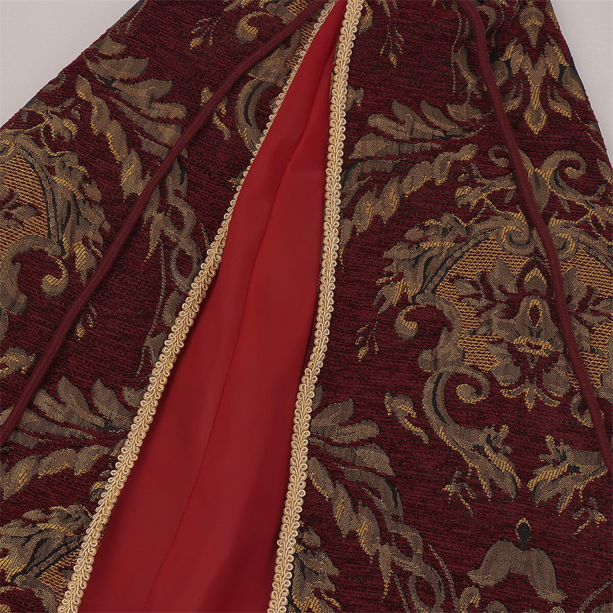 Tudor Cape Medieval Renaissance Costume King Half Shoulder Cloak