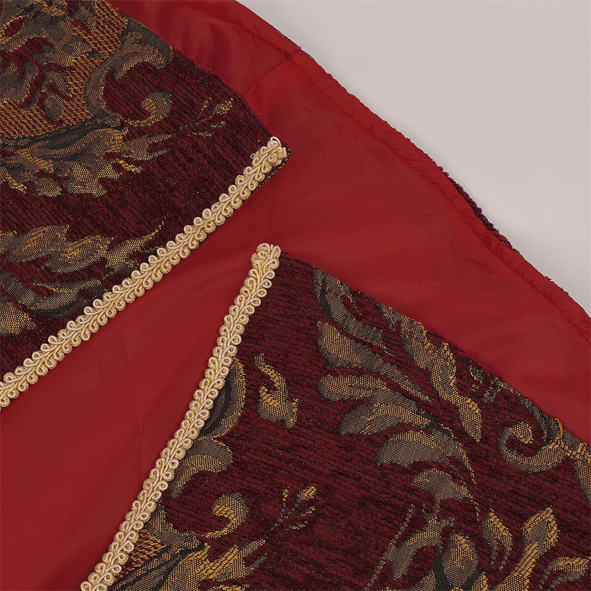 Tudor Cape Medieval Renaissance Costume King Half Shoulder Cloak
