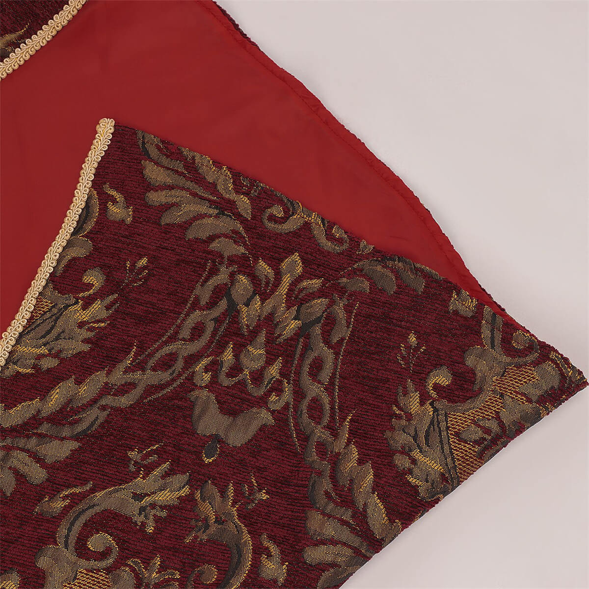 Tudor Cape Medieval Renaissance Costume King Half Shoulder Cloak