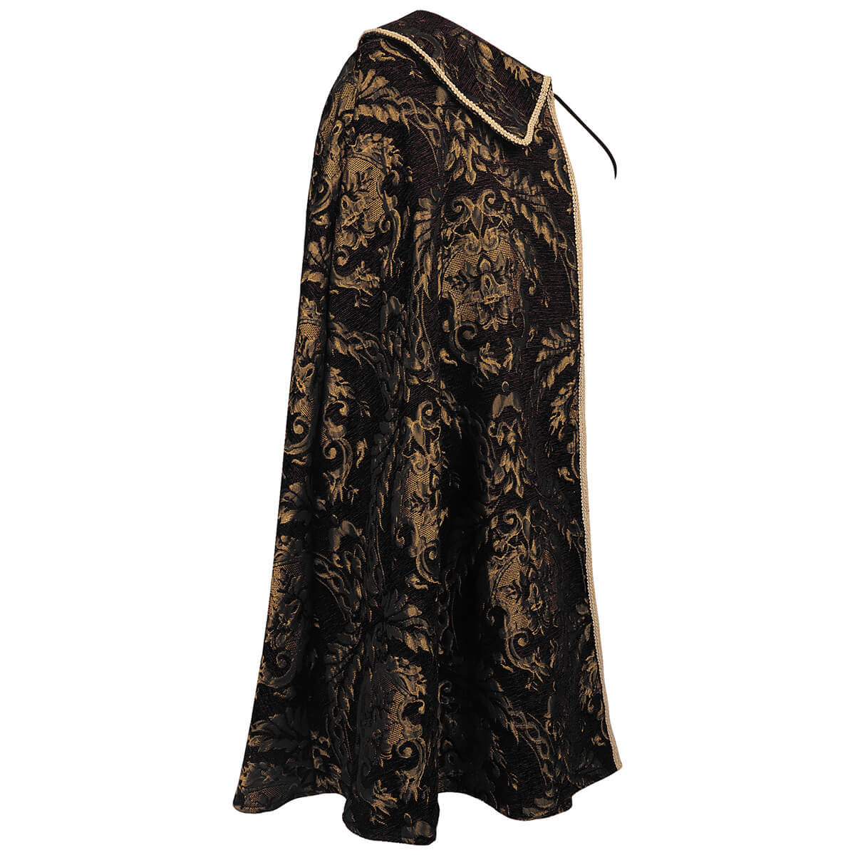 Tudor Cape Medieval Renaissance Costume King Half Shoulder Cloak