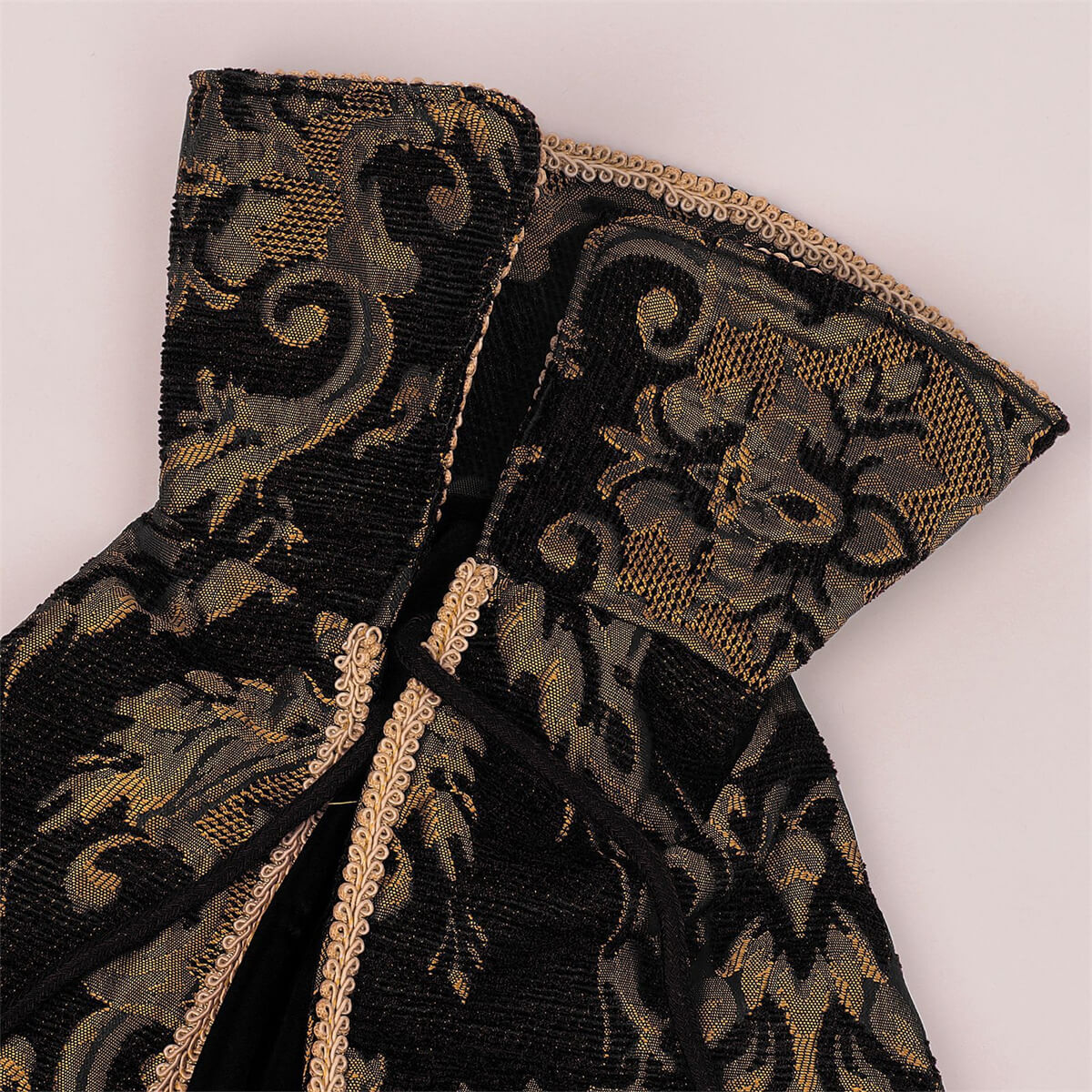 Tudor Cape Medieval Renaissance Costume King Half Shoulder Cloak