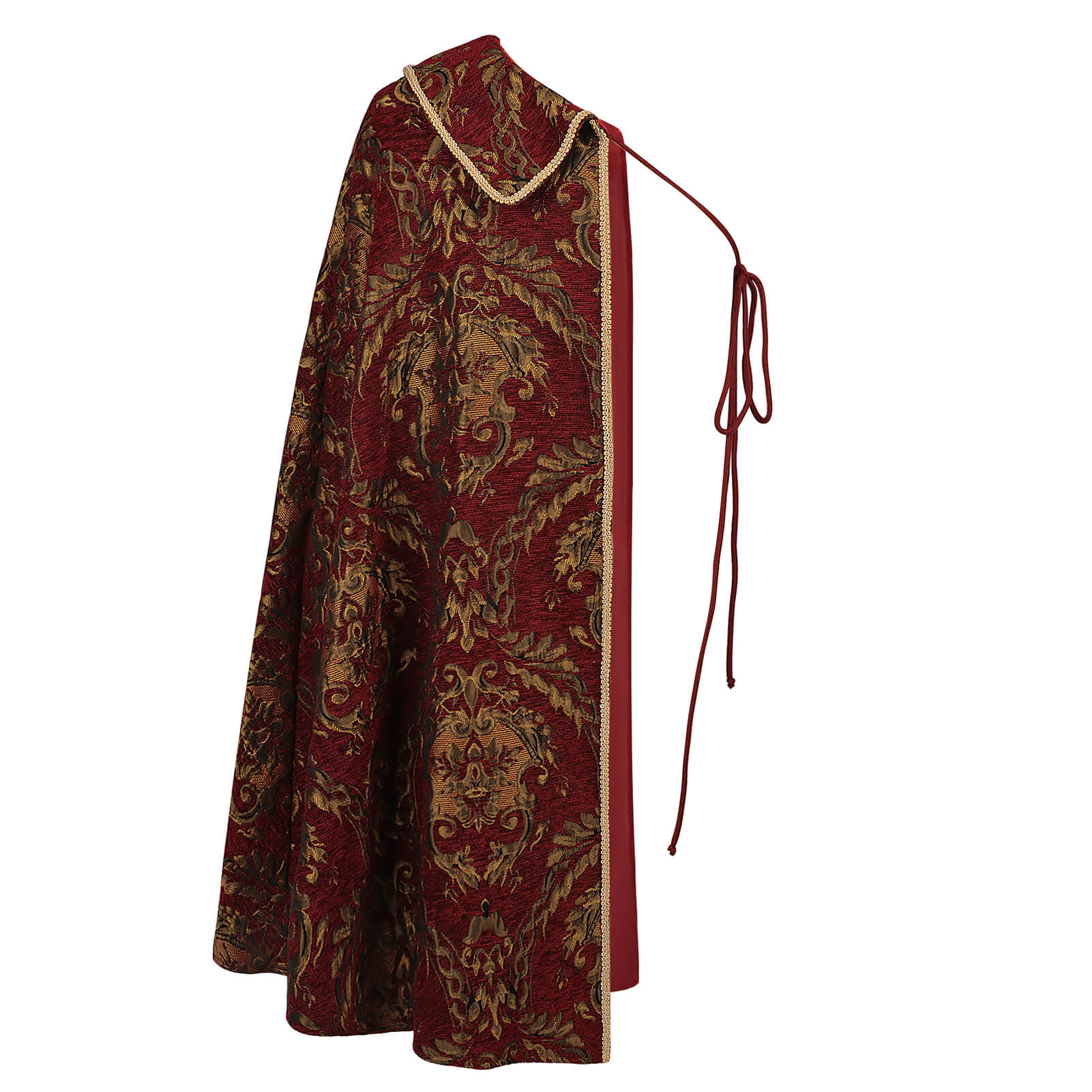 Tudor Cape Medieval Renaissance Costume King Half Shoulder Cloak