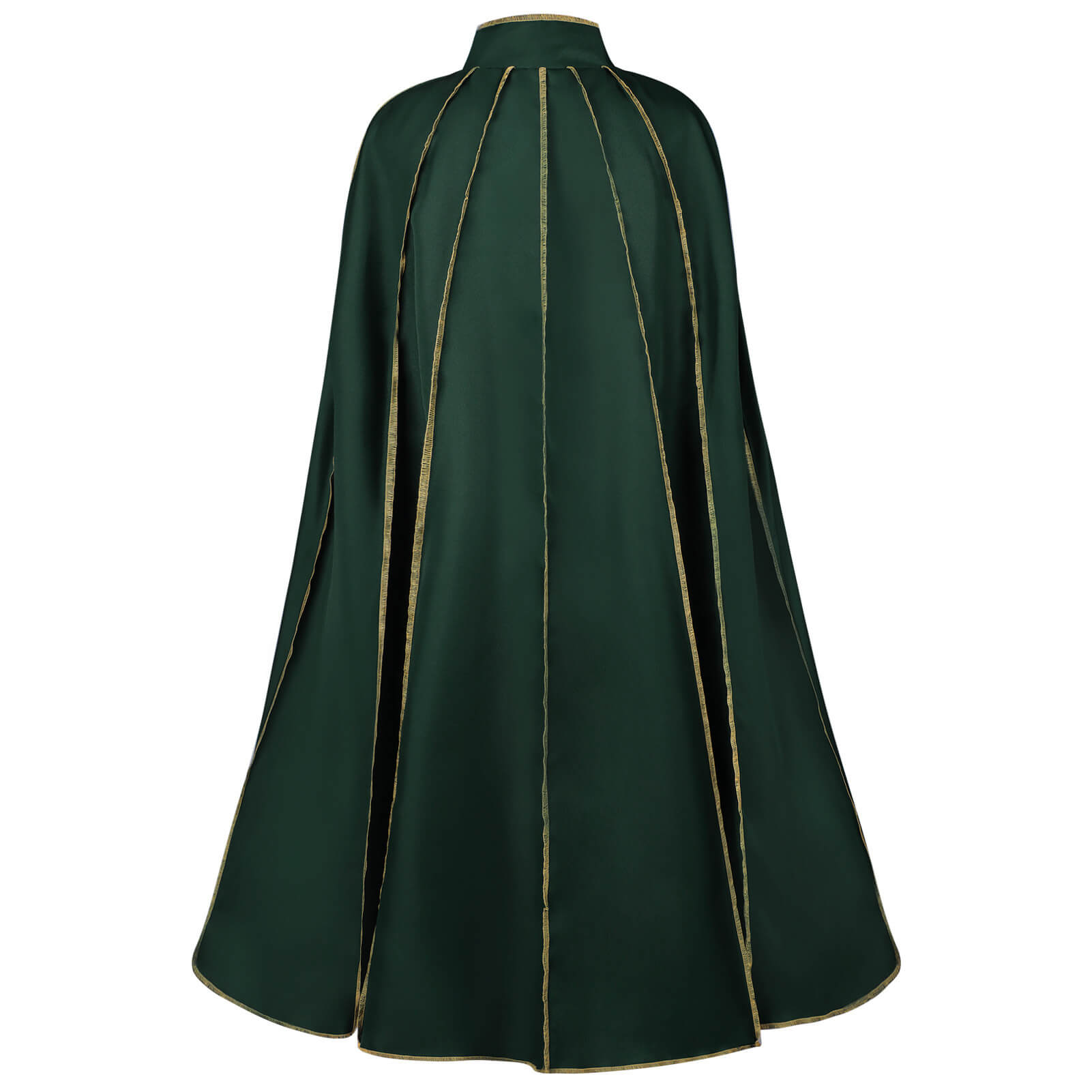 Medieval Shawl Vampire Pirate Robe Green Halloween Cloak